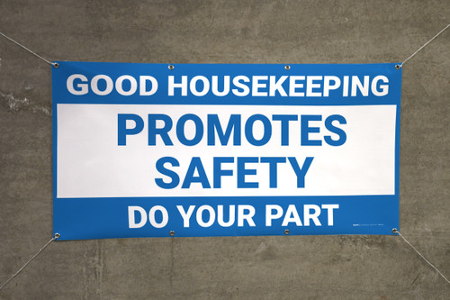 Good Housekeeping Promotes Safety Banner