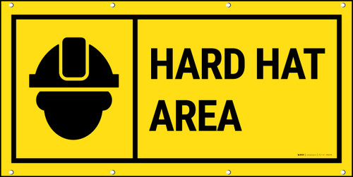Hard Hat Area Banner
