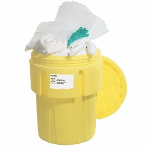 SpillTech Oil-Only 65-Gallon OverPack Salvage Drum Spill Kit