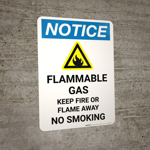 Notice: Fire Riser Room - Portrait Wall Sign