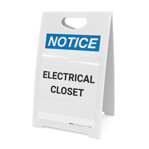 Notice: Electrical Closet - A-Frame Sign