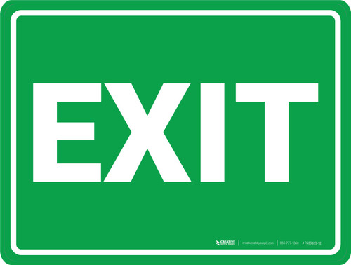 Exit - Floor Marking Sign
