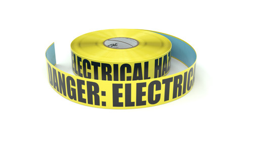 Danger: Electrical Hazard - Inline Printed Floor Marking Tape