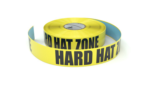 Hard Hat Zone - Inline Printed Floor Marking Tape