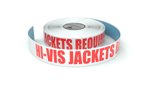 Hi-Vis Jackets Required - Inline Printed Floor Marking Tape