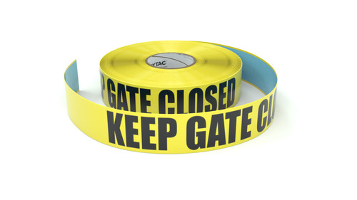Keep Gate Closed - Inline Printed Floor Marking Tape