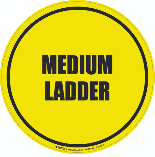 Medium Ladder Floor Sign