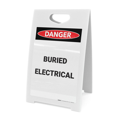 Buried Electrical - A-Frame Sign