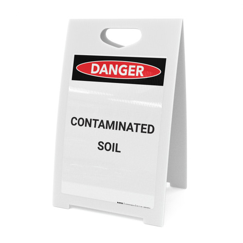 Contaminated Soil - A-Frame Sign