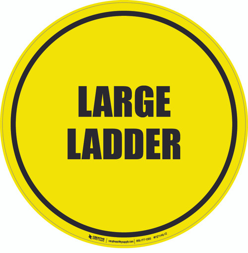 Large Ladder Floor Sign