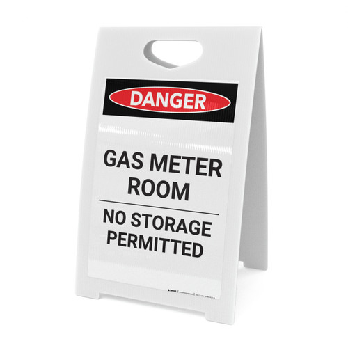 Gas Meter Room - A-Frame Sign