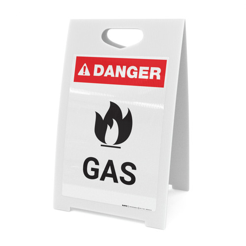 Gas with Icon - A-Frame Sign