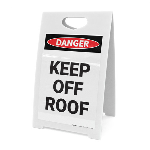 Keep off Roof - A-Frame Sign
