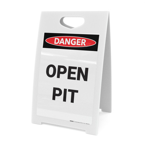 Open Pit - A-Frame Sign