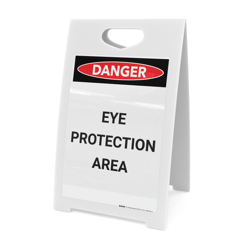 Pesticide Storage Area Sign With Icon - A-Frame Sign