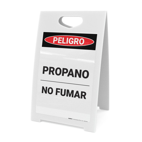 Propane No Smoking Spanish - A-Frame Sign