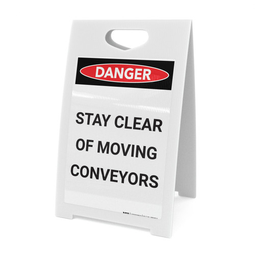 Stay back 100 Feet - A-Frame Sign