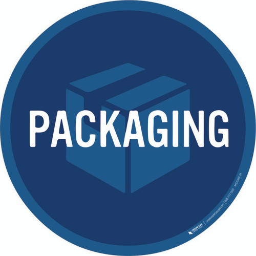 Packaging Floor Sign