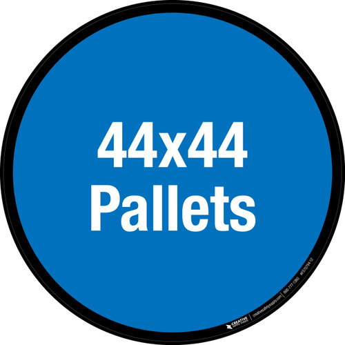 44x44 Pallets Floor Sign