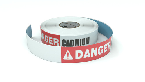 Danger: Cadmium - Inline Printed Floor Marking Tape