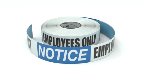 Notice: Employees Only - Inline Printed Floor Marking Tape