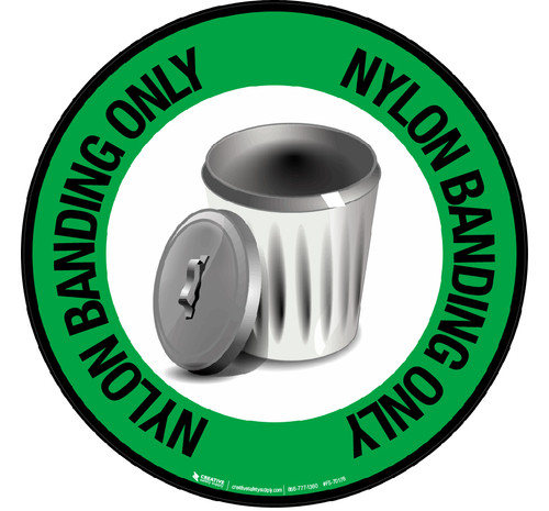 Nylon Banding Only Floor Sign