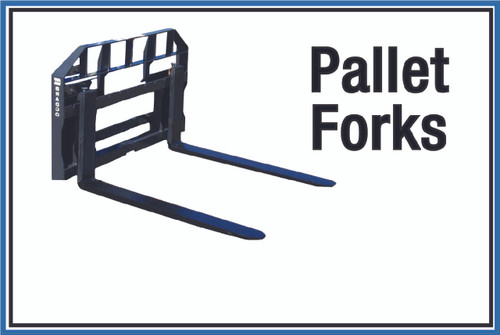 Wall Sign: (United Rentals Logo) Pallet Forks - 12"x18" (Peel-and-Stick Permanent Adhesive)