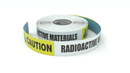 Caution: Radioactive Materials - Inline Printed Floor Marking Tape