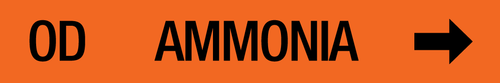 Ammonia Label - Oil Drain