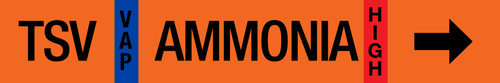 Ammonia Label - Thermosyphon Return