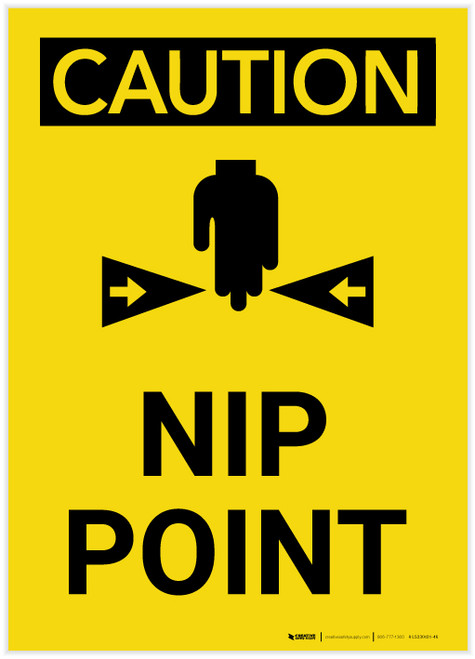 Caution: Nip Point Portrait - Label