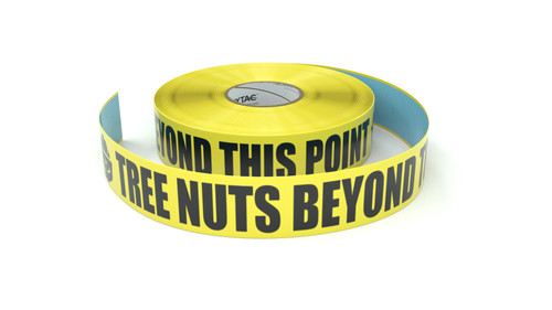 Food: Tree Nuts Beyond This Point - Inline Printed Floor Marking Tape