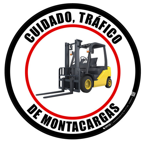 Cuidad, Tráfico de Montacargas Floor Sign