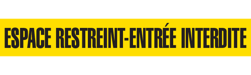 ESPACE RESTREINT - Barricade Tape (Case of 12 Rolls)
