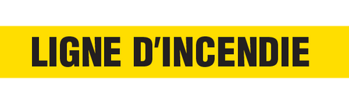 LIGNE D'INCENDIE - Barricade Tape (Case of 12 Rolls)