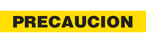 PRECAUCION - Barricade Tape (Case of 12 Rolls)