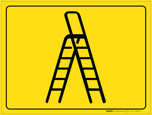 Ladder Parking - Floor Marking Sign
