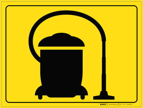 Shop Vac - Floor Marking Sign