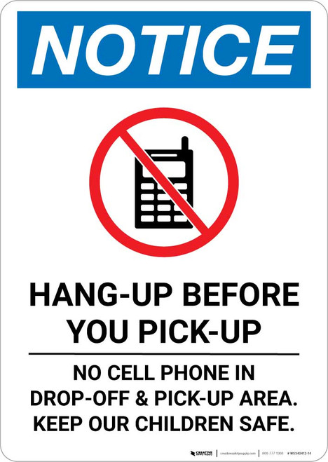 Notice: Hang-Up Before You Pick-up Portrait