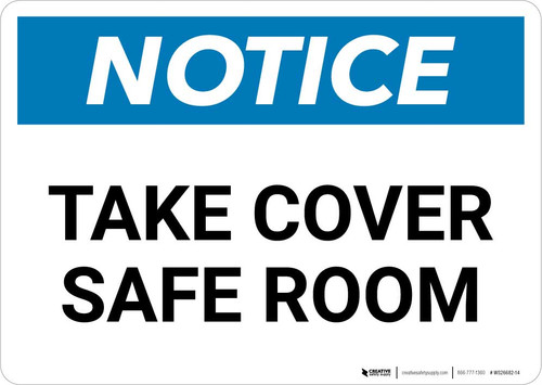 Notice: Take Cover Severe Weather Landscape