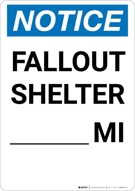 Notice: Fallout Shelter Custom Mile Portrait
