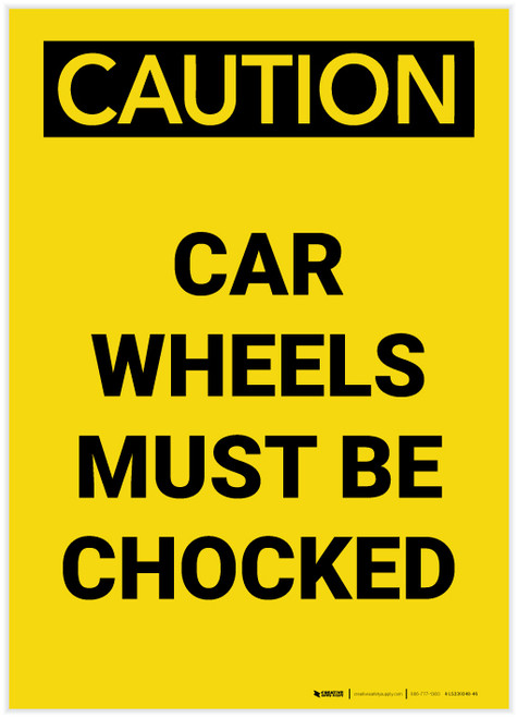 Caution: Sidewalk Closed - Use Other Side Landscape with Icon ANSI - Label