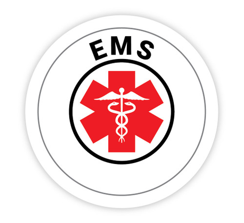 Emergency Management with Icon - Hard Hat Sticker