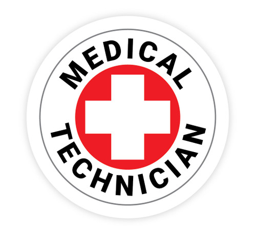Medical Technician - Hard Hat Sticker