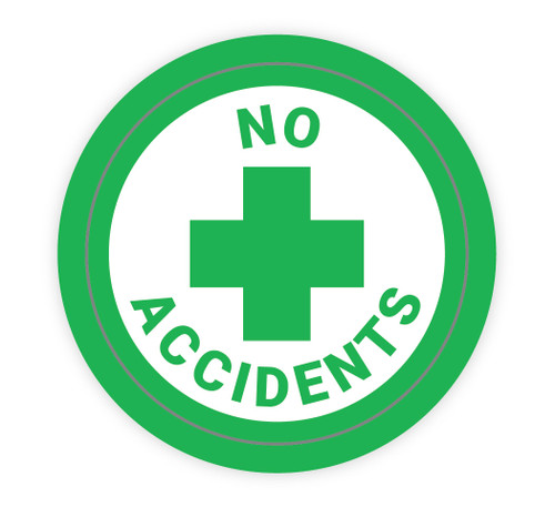 No Accidents - Hard Hat Sticker
