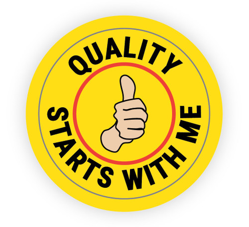 Quality Starts With Me - Hard Hat Sticker