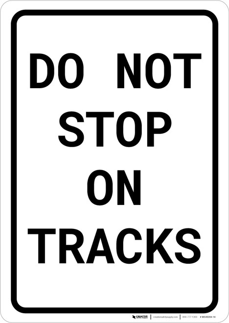 No Gates or Lights Landscape - Wall Sign