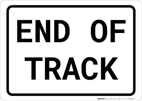 Next Crossing Portrait - Wall Sign