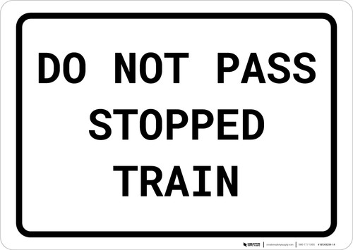 No Gates or Lights Portrait - Wall Sign