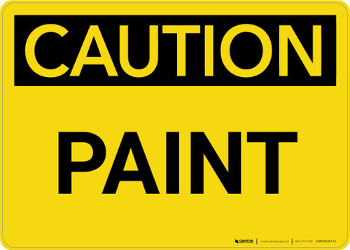 Caution: Paint Landscape